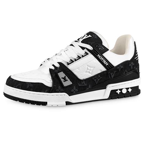 louis vuitton black and white sneaker|louis vuitton sneakers 2021 price.